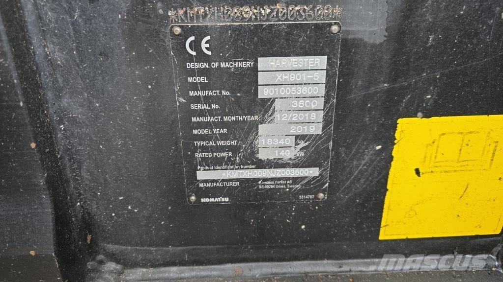 Komatsu 901.5 ハーベスター