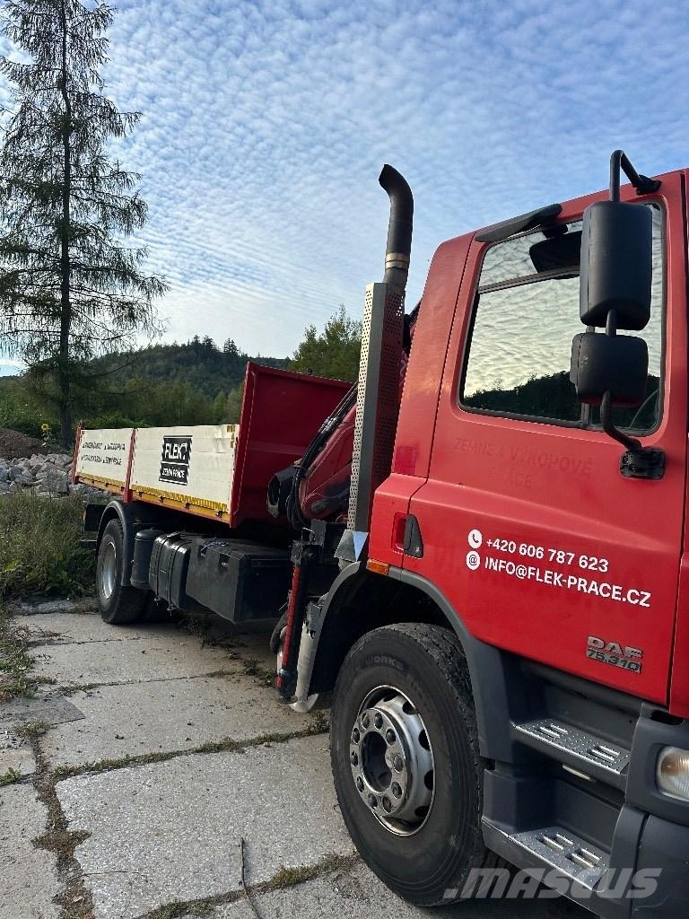 DAF CF 75.310 クレーントラック、ユニック車
