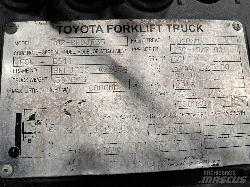 Toyota 02-8FDJF35 ディーゼル・軽油