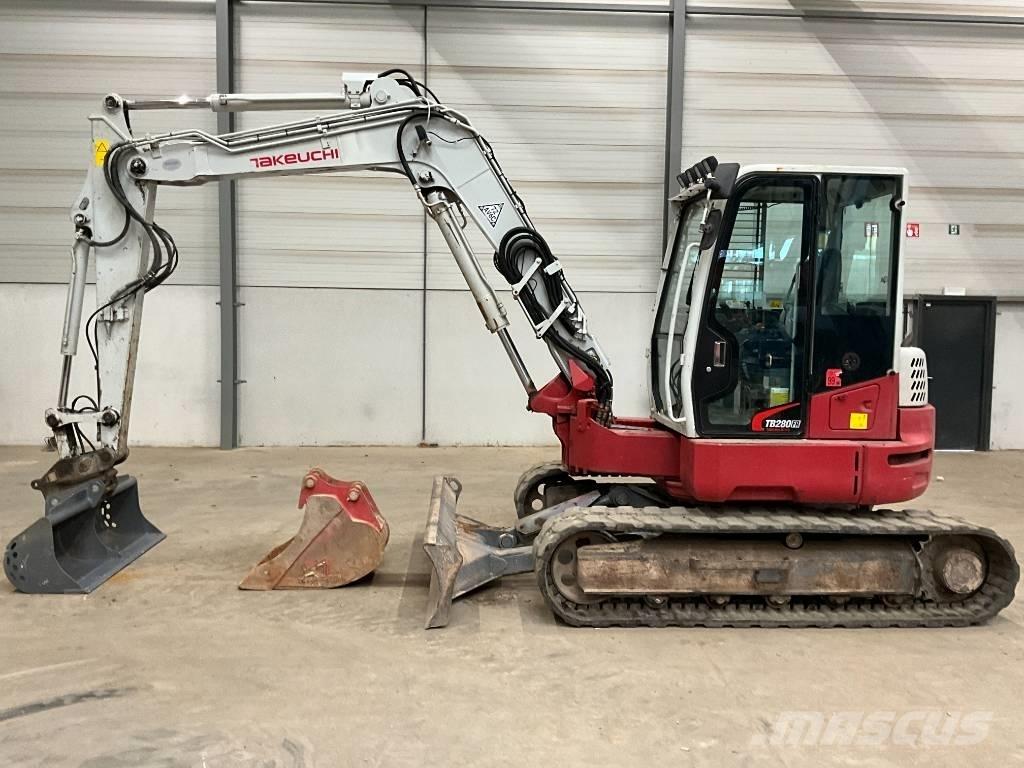 Takeuchi TB 280 FR 中型油圧ショベル 7ｔ-12ｔ（ユンボ・パワーショベル・バックホー）