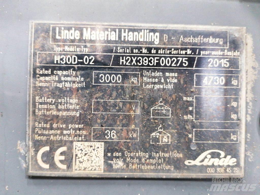 Linde H30D-02 ディーゼル・軽油