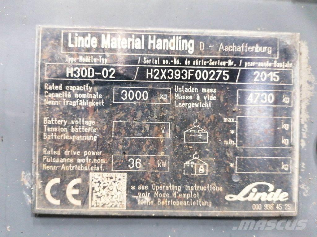 Linde H30D-02 ディーゼル・軽油