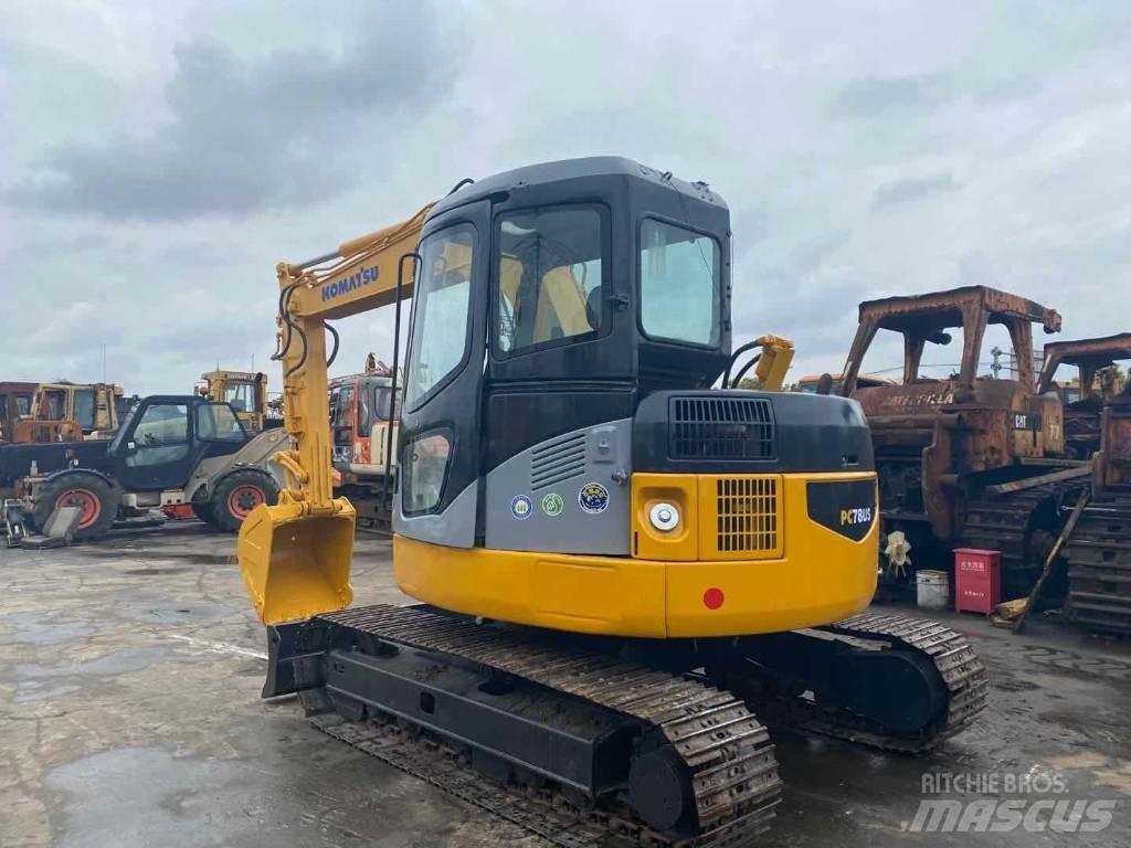 Komatsu pc78us 中型油圧ショベル 7ｔ-12ｔ（ユンボ・パワーショベル・バックホー）