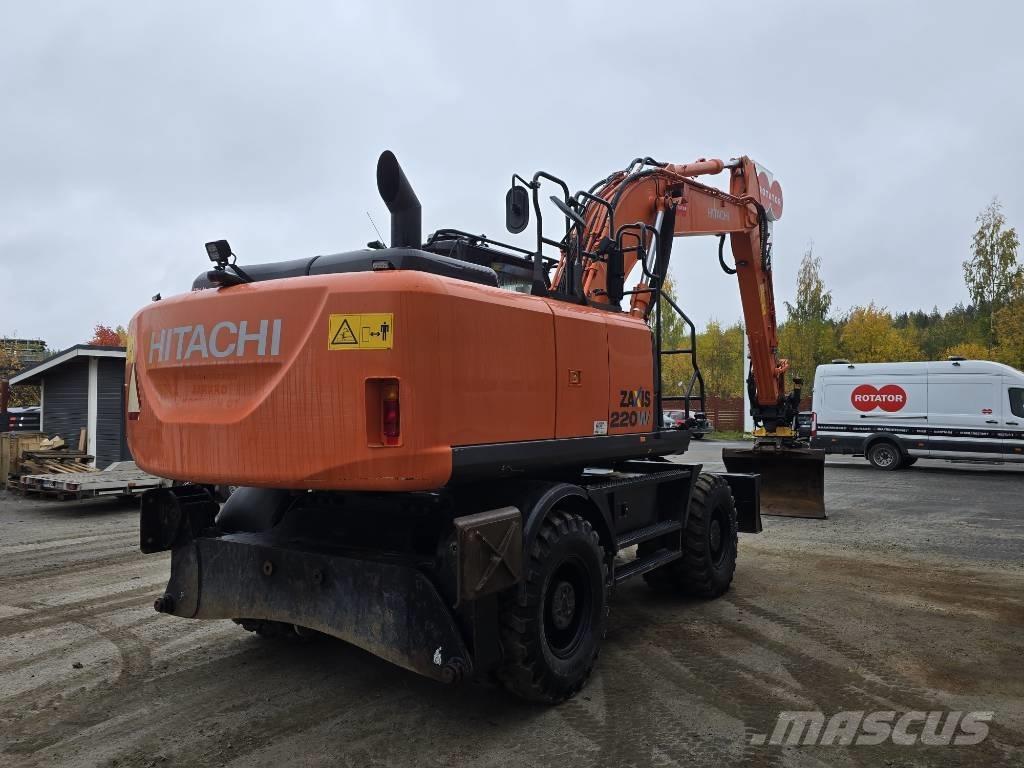 Hitachi ZX 220W-5 ホイール式油圧ショベル（パワーショベル・ユンボ・バックホー）