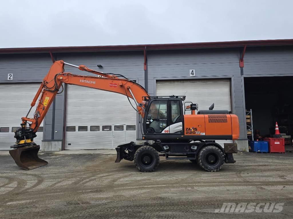 Hitachi ZX 220W-5 ホイール式油圧ショベル（パワーショベル・ユンボ・バックホー）