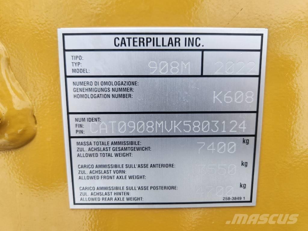 CAT 908m ホイールローダー・タイヤショベル
