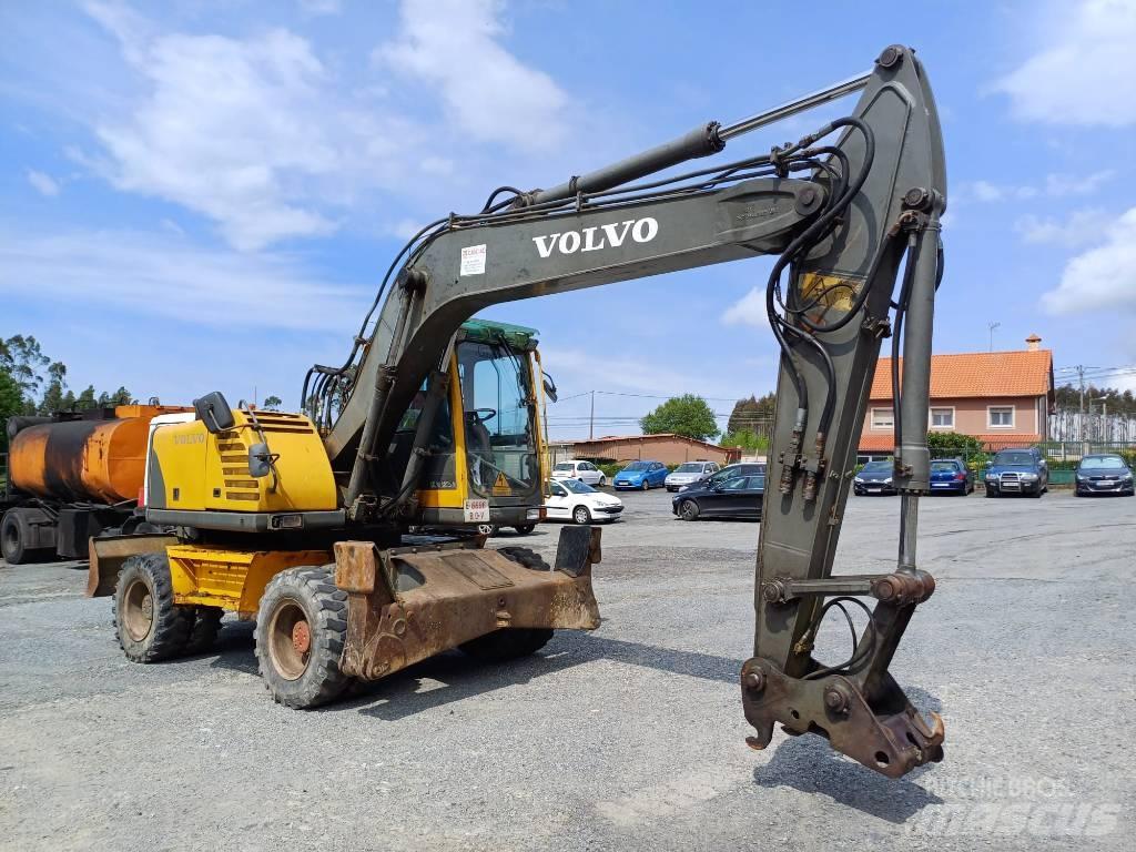 Volvo EW 160 B ホイール式油圧ショベル（パワーショベル・ユンボ・バックホー）