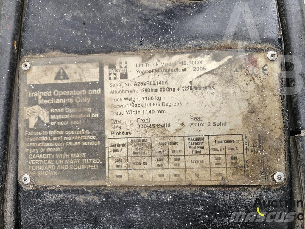 Hyster H5.00DX ディーゼル・軽油