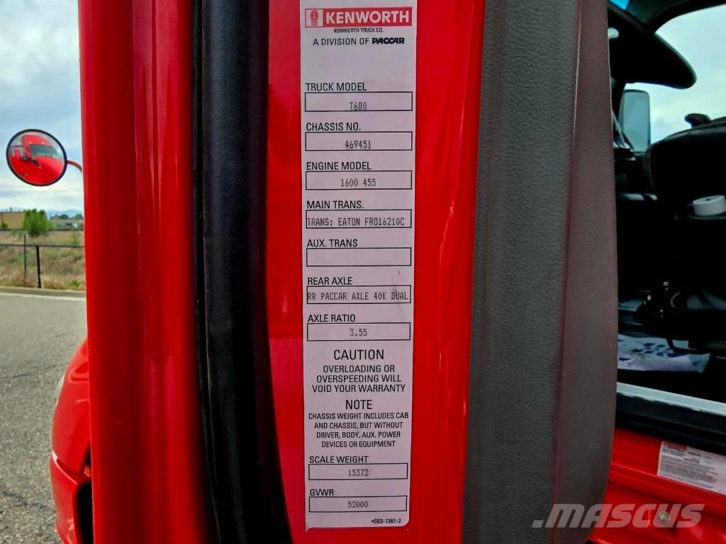 Kenworth T 680 中古トラクターヘッド | トレーラーヘッド