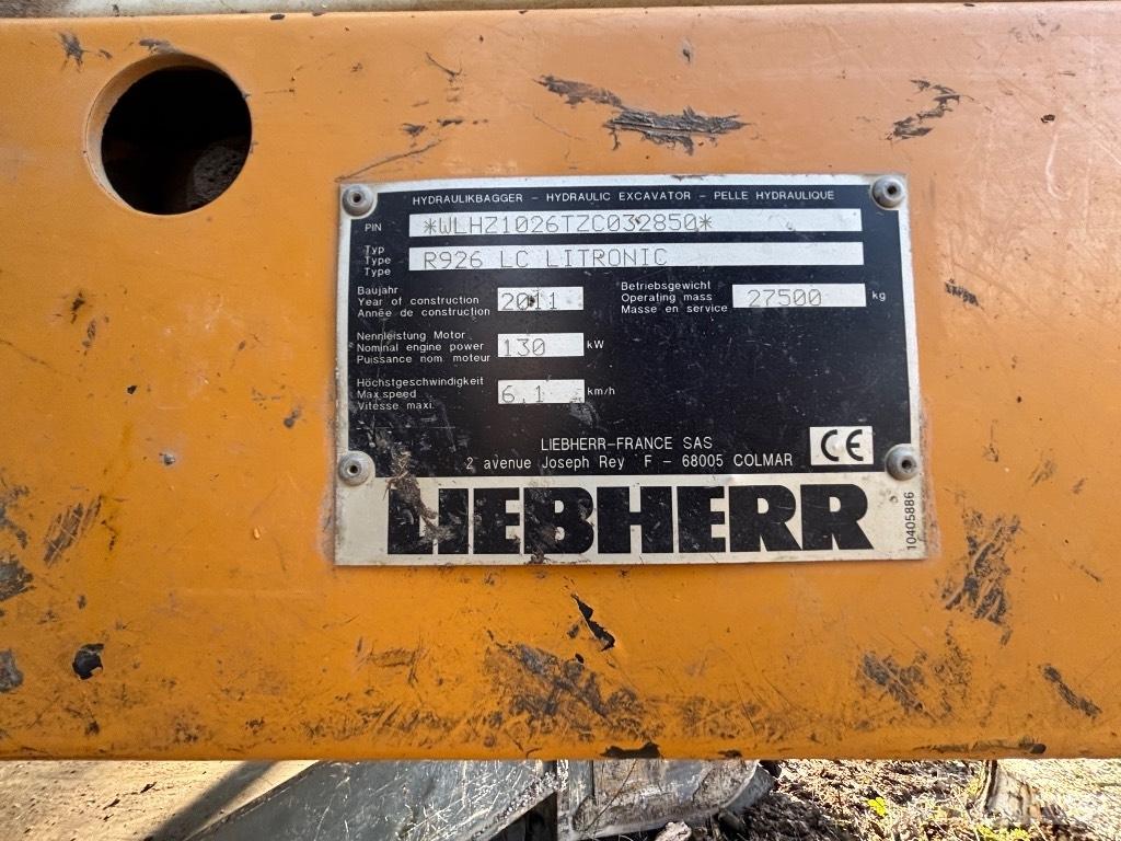 Liebherr R 926 LC NL ロングリーチ/ロングアーム