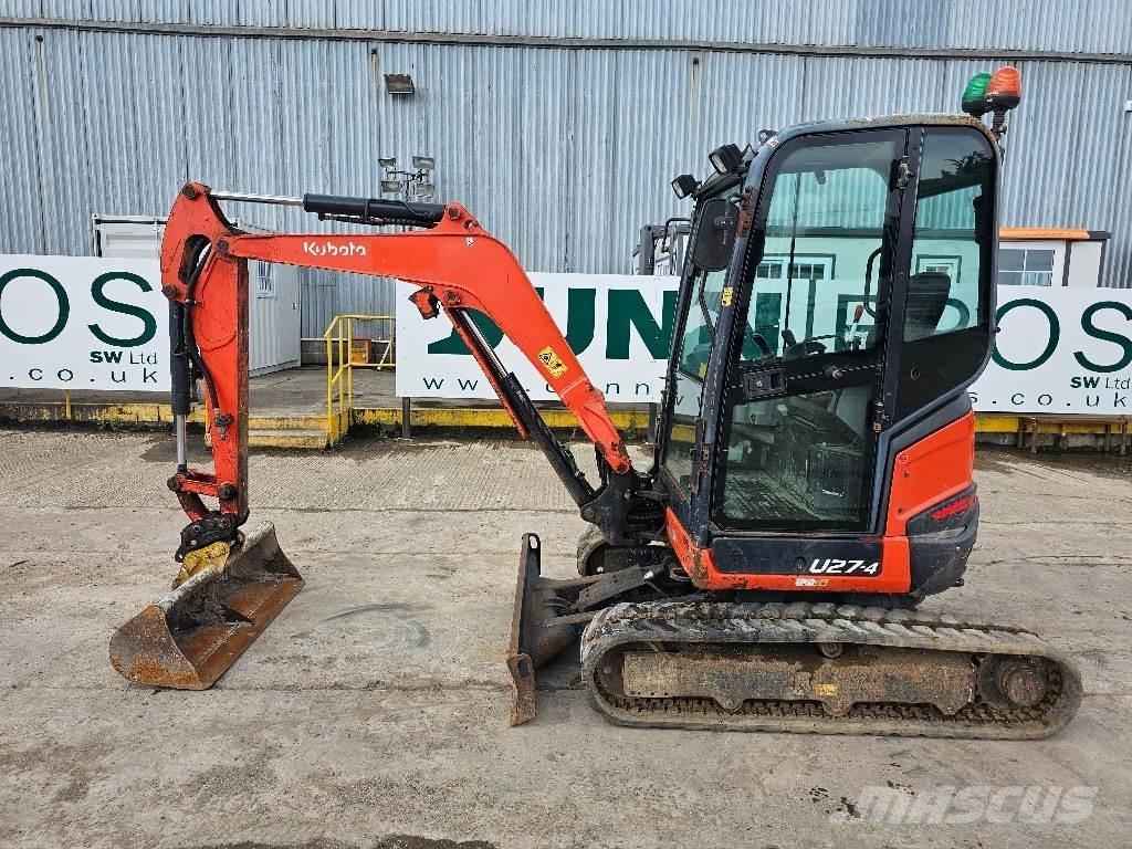 Kubota U 27-4 ミニ油圧ショベル 7t以下（ミニユンボ・ミニディガー）