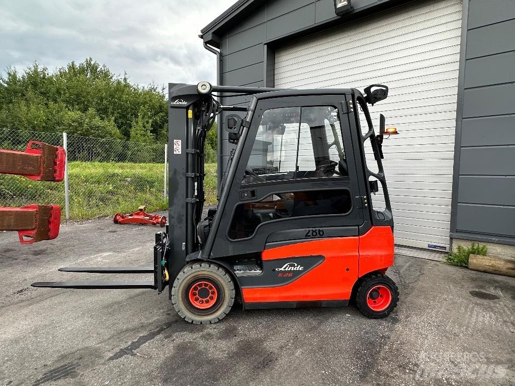 Linde E 25 -01 バッテリーフォークリフト
