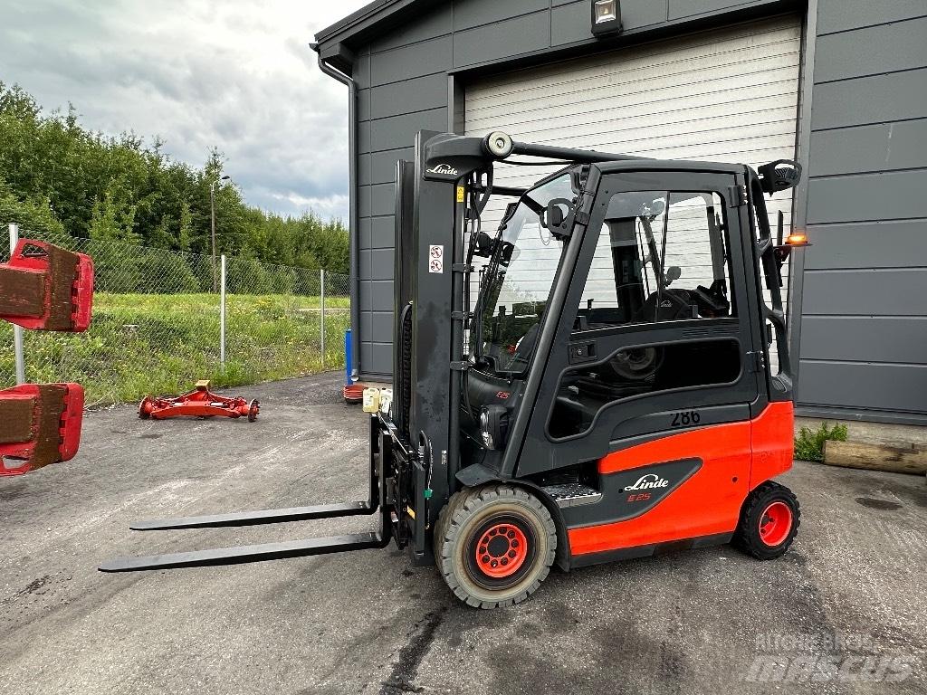 Linde E 25 -01 バッテリーフォークリフト