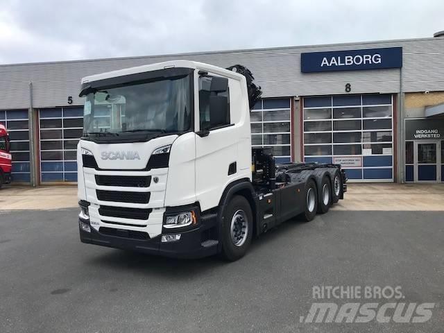 Scania R 500 クレーントラック、ユニック車