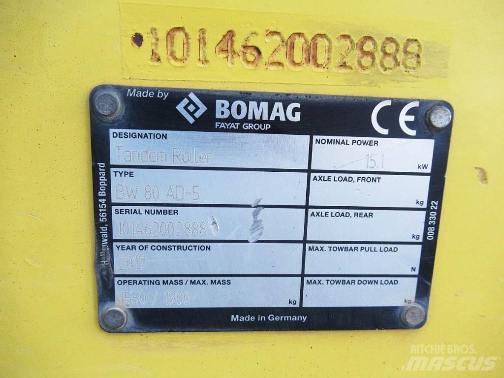 Bomag BW 80 AD-5 タンデムローラ