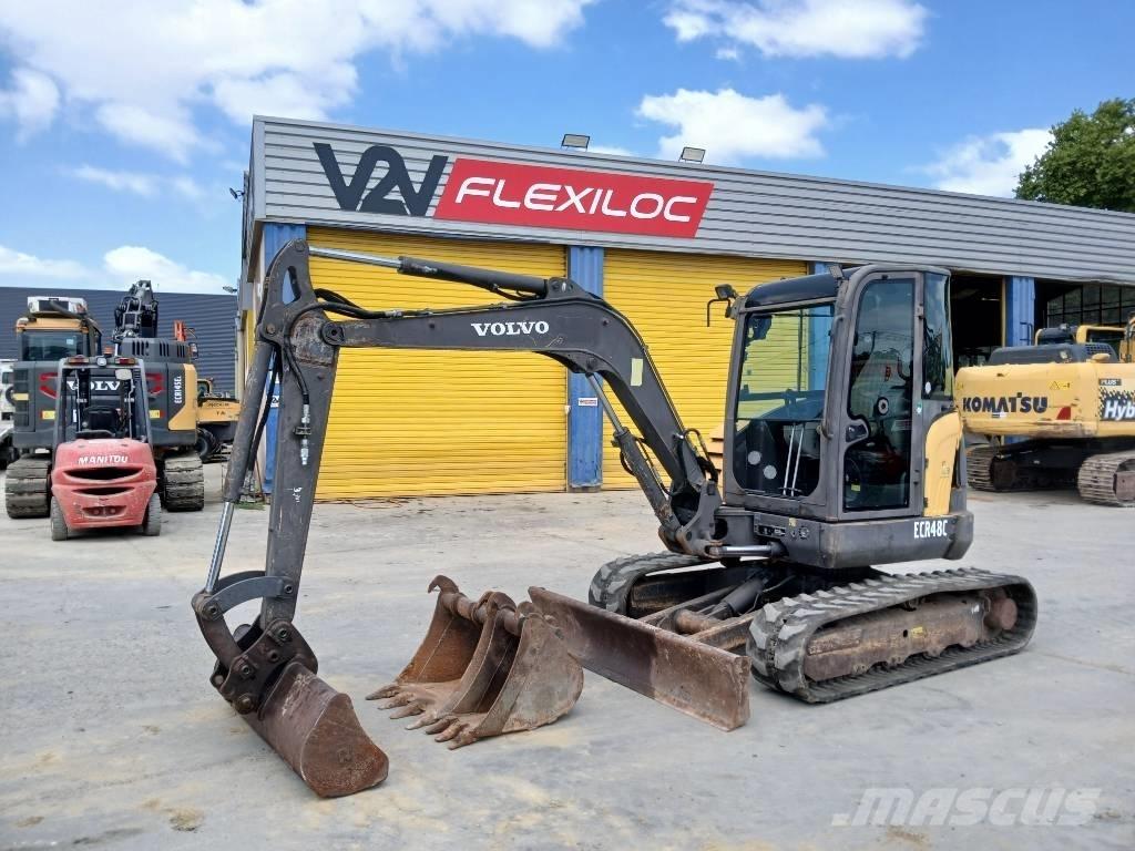 Volvo ECR 48 C ミニ油圧ショベル 7t以下（ミニユンボ・ミニディガー）