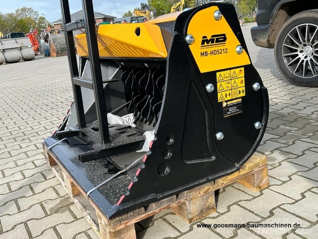 MB Crusher HDS 212 スクリーンバケット/スケルトンバケット