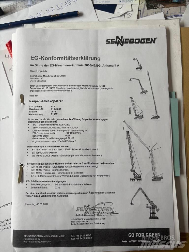Sennebogen 613 R クローラクレーン