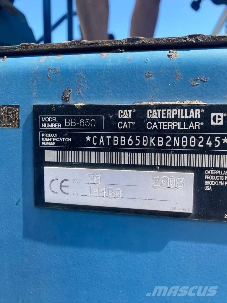 CAT BB 650 アスファルトフィニッシャ