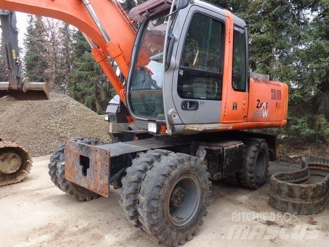 Hitachi ZX 160 W ホイール式油圧ショベル（パワーショベル・ユンボ・バックホー）