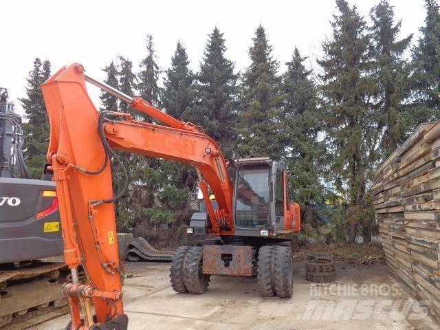 Hitachi ZX 160 W ホイール式油圧ショベル（パワーショベル・ユンボ・バックホー）
