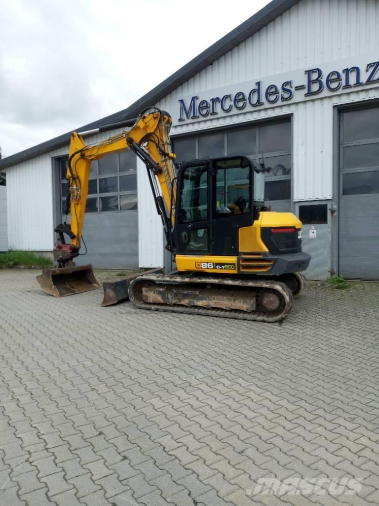JCB 86C-1 Eco TAB 中型油圧ショベル 7ｔ-12ｔ（ユンボ・パワーショベル・バックホー）