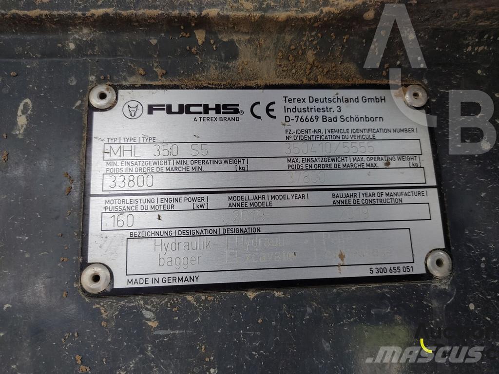 Fuchs MHL 350 廃棄物／工業産廃処理機