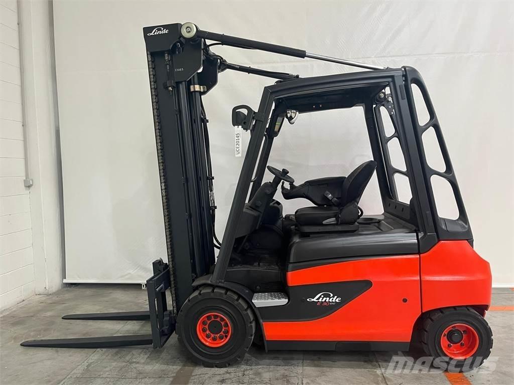 Linde E30-01 バッテリーフォークリフト
