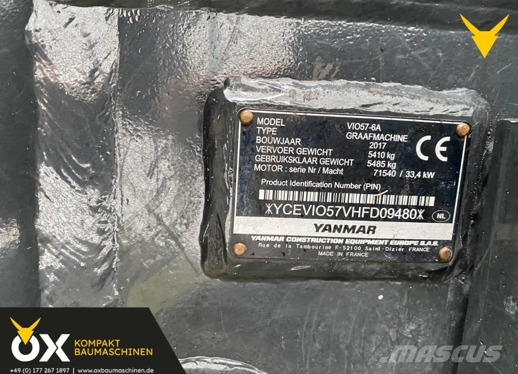Yanmar Vio 57 U ミニ油圧ショベル 7t以下（ミニユンボ・ミニディガー）