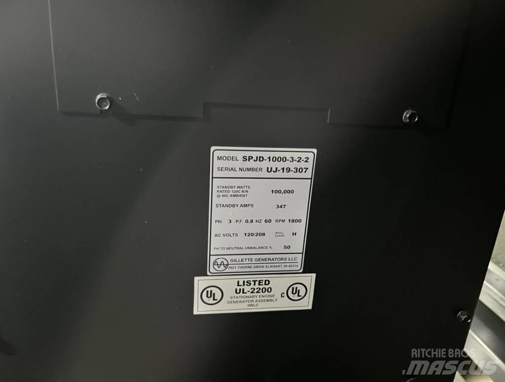  GILLETTE  SPJD-1000 ディーゼル発電機
