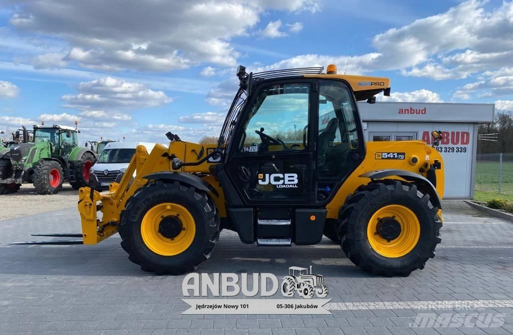 JCB 541-70 Agri Pro テレスコピックホイールローダー
