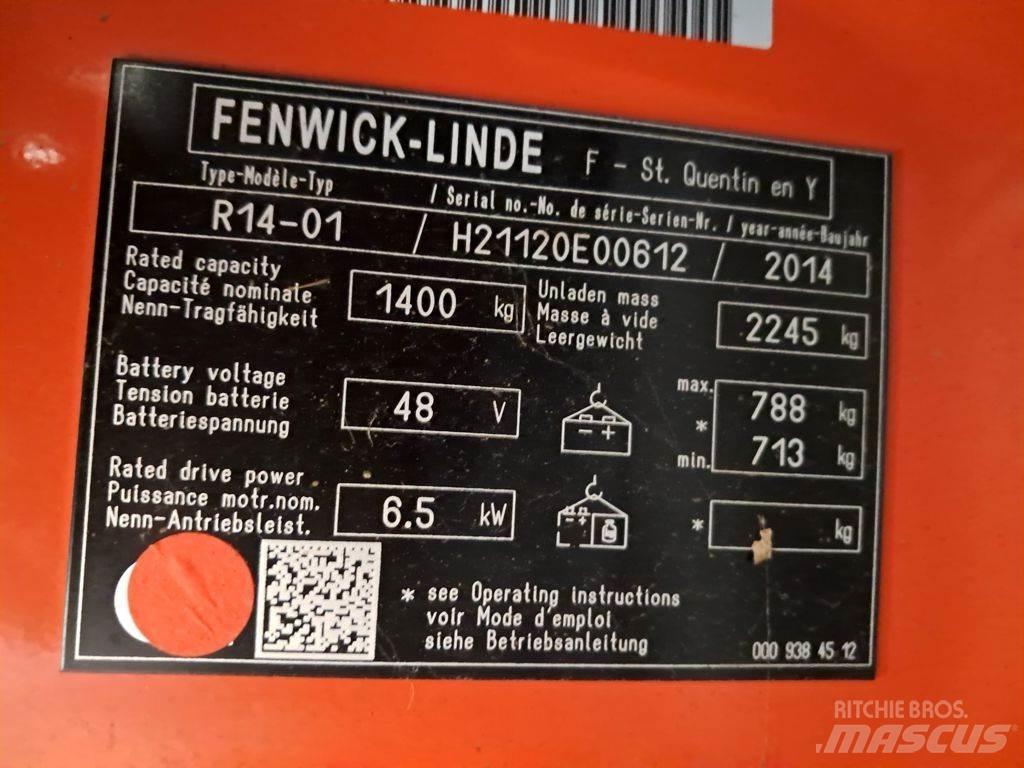 Linde R14-01 リーチフォークリフト