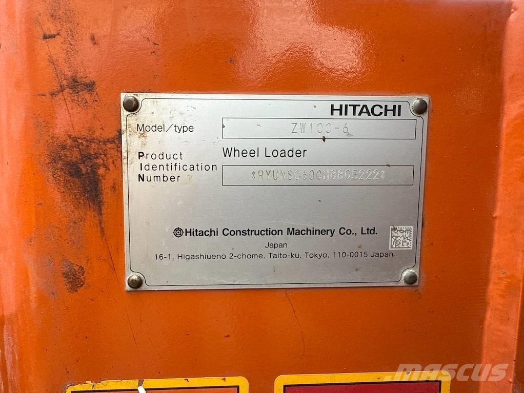 Hitachi ZW 100 ホイールローダー・タイヤショベル