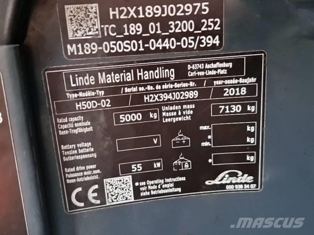 Linde H50D-02 ディーゼル・軽油