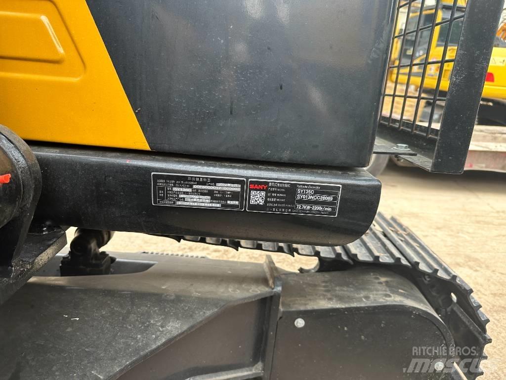 Sany SY 135 C 中型油圧ショベル 7ｔ-12ｔ（ユンボ・パワーショベル・バックホー）
