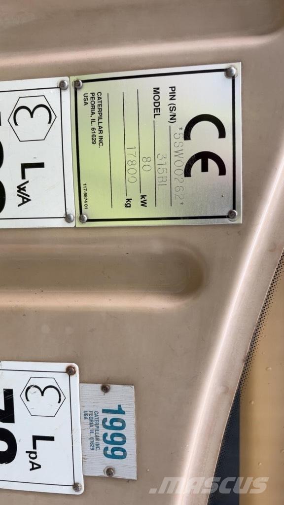 CAT 315 B L 大型油圧ショベル12t以上（パワーショベル・ユンボ）