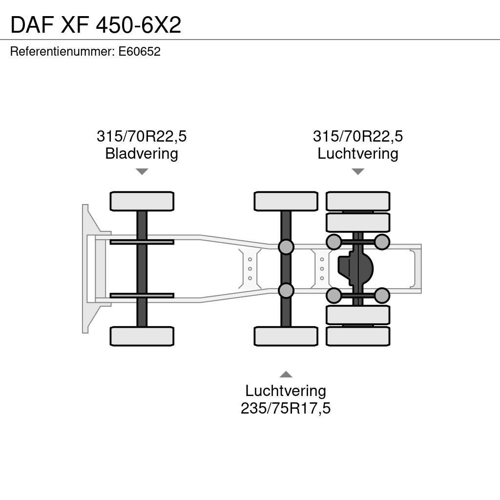 DAF XF 450-6X2 中古トラクターヘッド | トレーラーヘッド