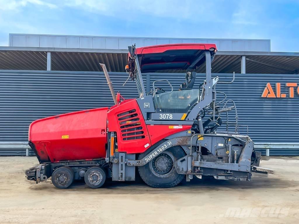 Vögele SUPER 1803-3I アスファルトフィニッシャ