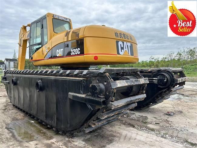 CAT 320 C 水陸両用油圧ショベル、ユンボ
