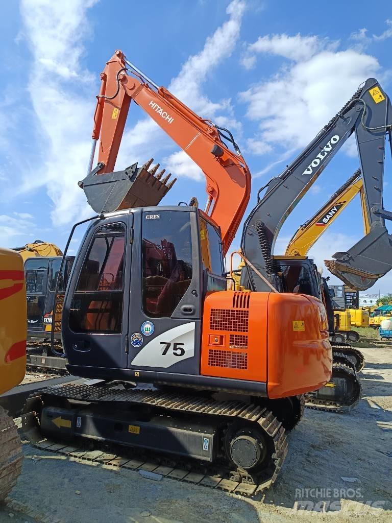 Hitachi ZX 75 中型油圧ショベル 7ｔ-12ｔ（ユンボ・パワーショベル・バックホー）