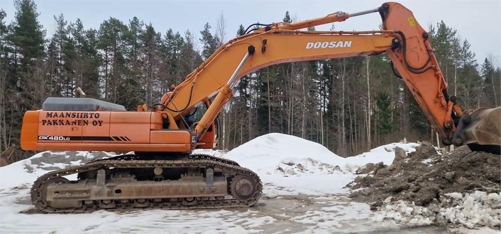 Doosan DX 480 LC 大型油圧ショベル12t以上（パワーショベル・ユンボ）
