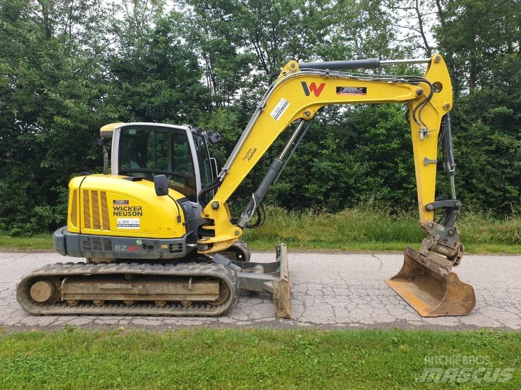 Wacker Neuson EZ 80 中型油圧ショベル 7ｔ-12ｔ（ユンボ・パワーショベル・バックホー）