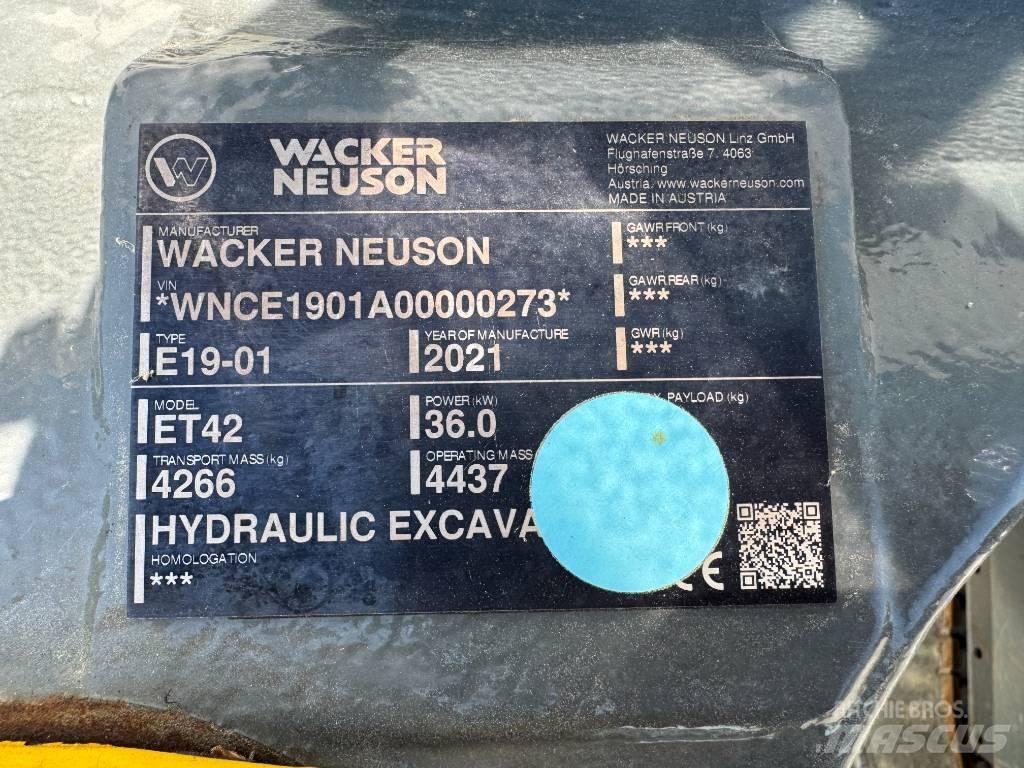 Wacker Neuson ET42 大型油圧ショベル12t以上（パワーショベル・ユンボ）