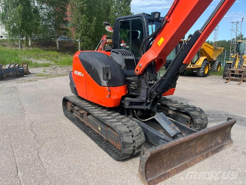 Kubota KX 080 中型油圧ショベル 7ｔ-12ｔ（ユンボ・パワーショベル・バックホー）