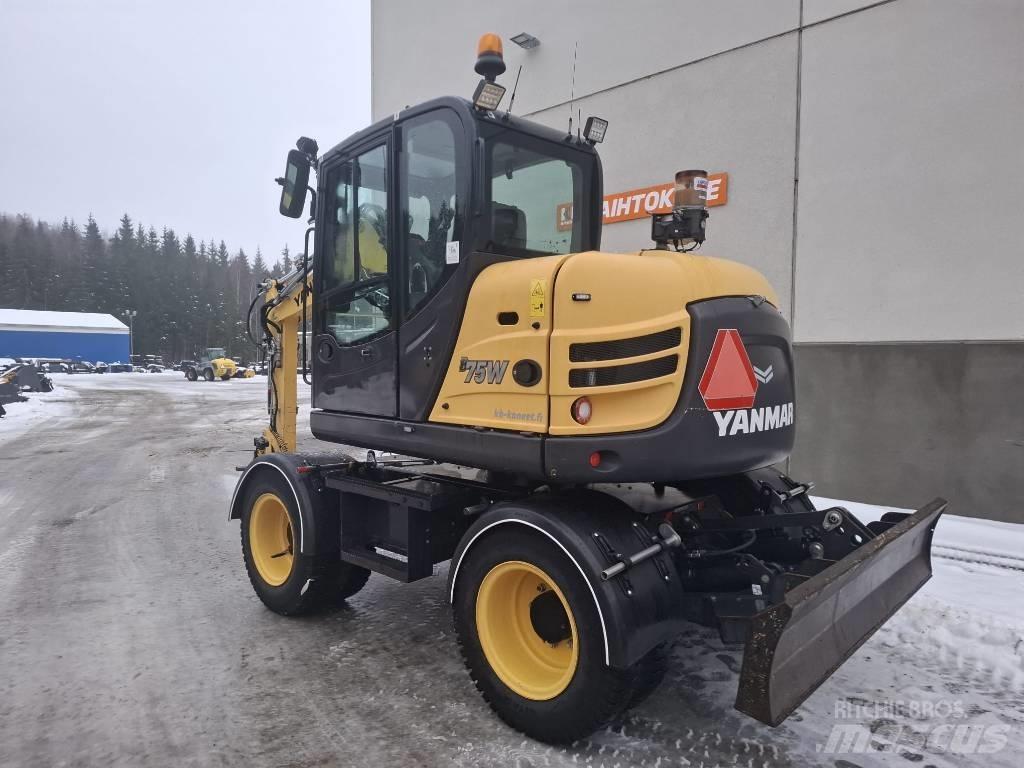 Yanmar B 75 W ホイール式油圧ショベル（パワーショベル・ユンボ・バックホー）