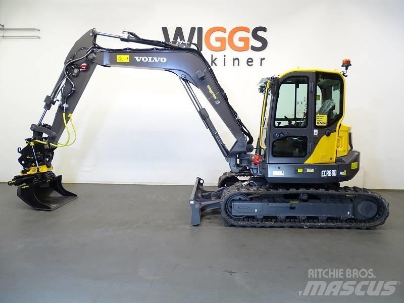 Volvo ECR 88 D 中型油圧ショベル 7ｔ-12ｔ（ユンボ・パワーショベル・バックホー）