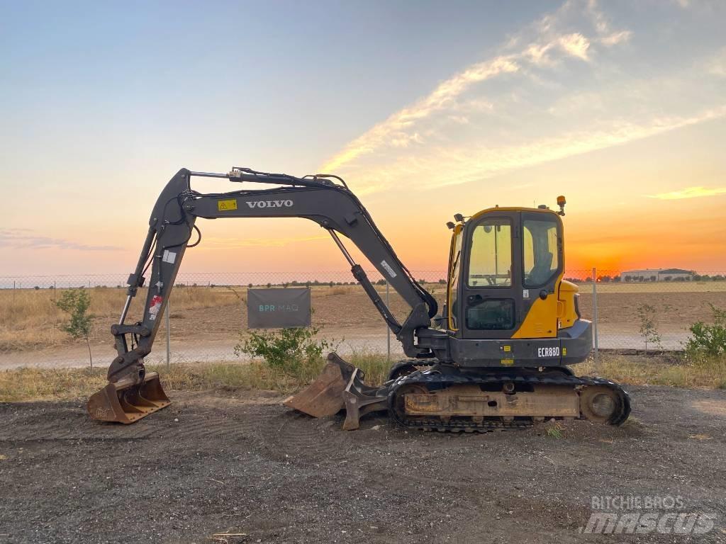 Volvo ECR 88 D 中型油圧ショベル 7ｔ-12ｔ（ユンボ・パワーショベル・バックホー）