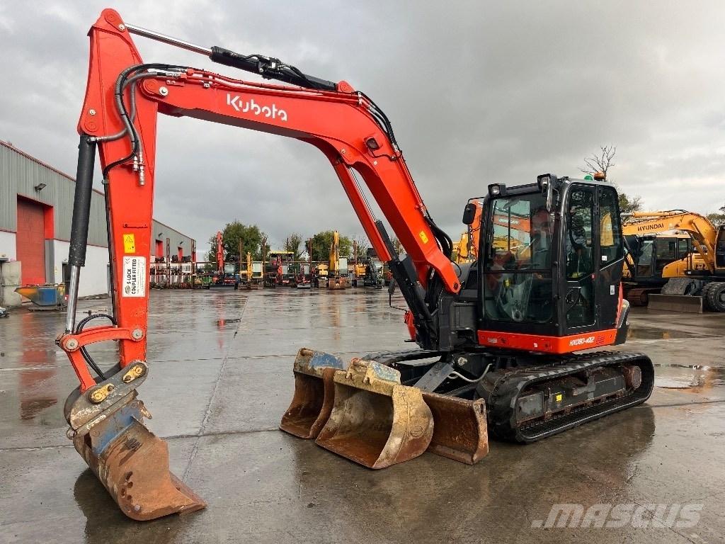 Kubota KX 080-4 中型油圧ショベル 7ｔ-12ｔ（ユンボ・パワーショベル・バックホー）