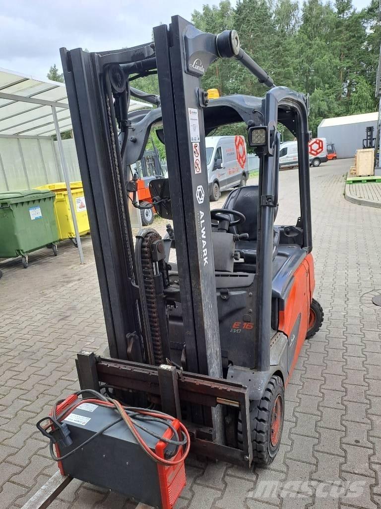 Linde E16 バッテリーフォークリフト