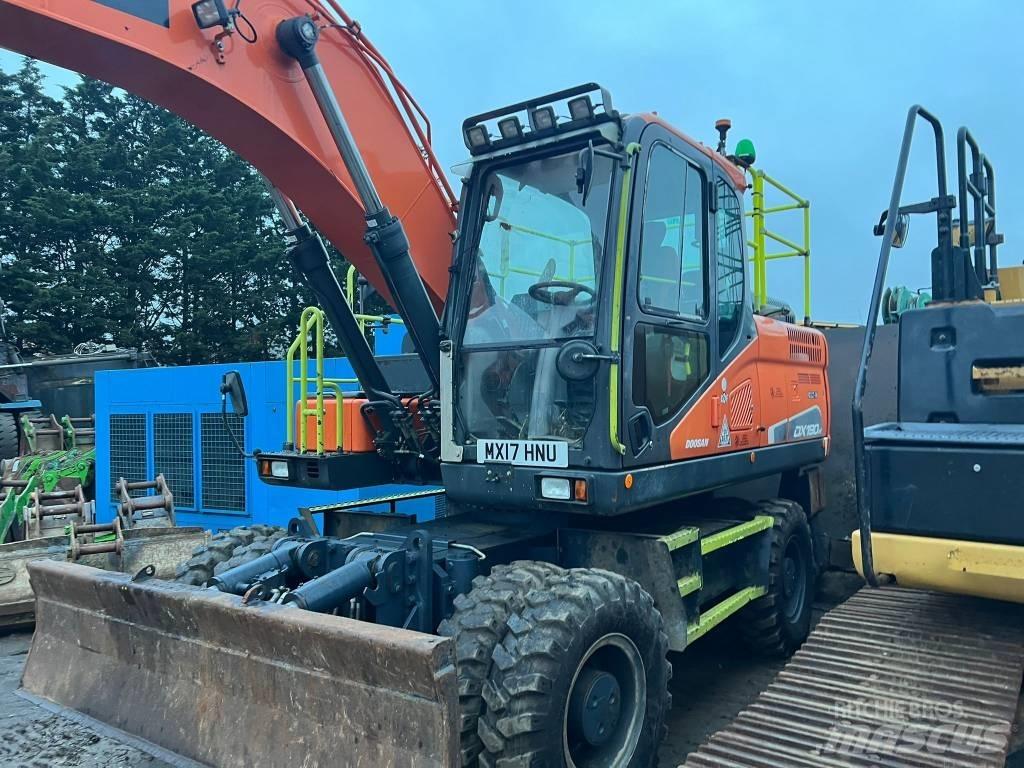 Doosan DX 190 W-3 ホイール式油圧ショベル（パワーショベル・ユンボ・バックホー）